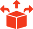 A red box with arrows pointing up to the top.