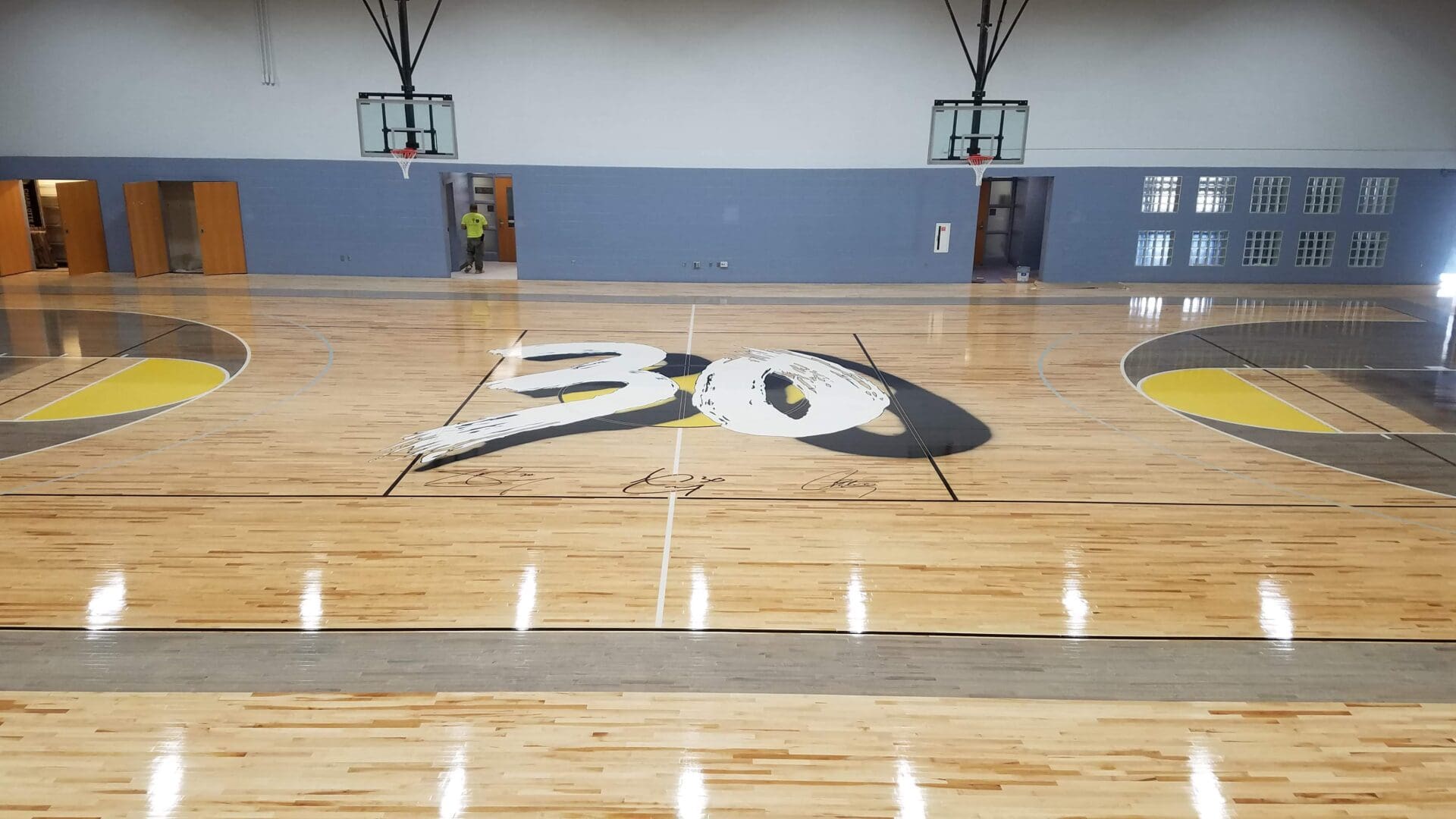 Curry Foundation Court floor